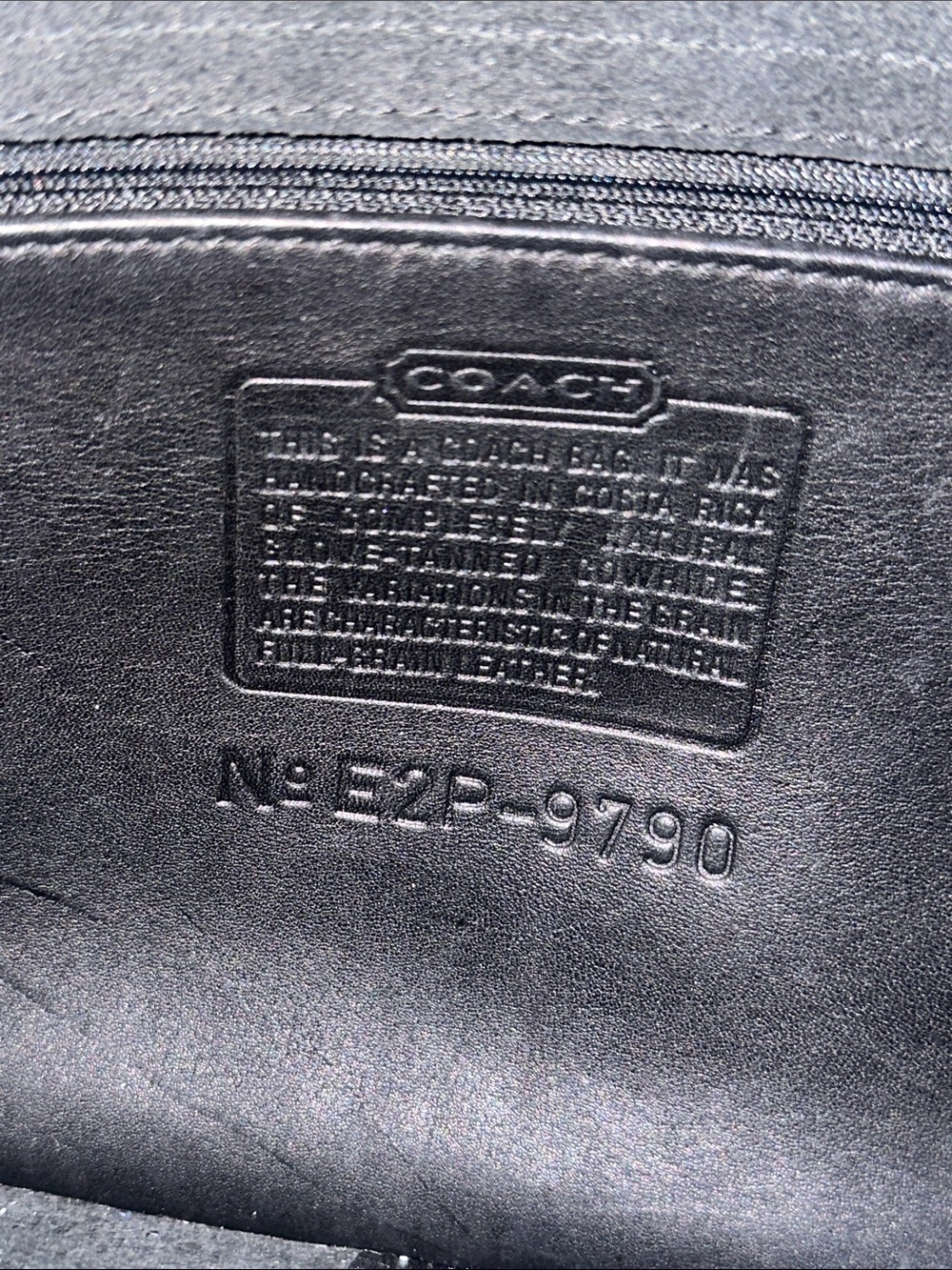 Vintage Coach city bag 9790 black - Picture 15 of 15
